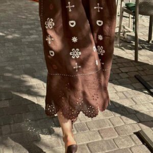 Vestido Zuchok  Marron