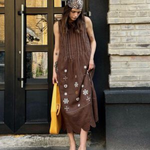 Vestido Zuchok  Marron