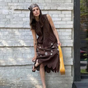 Vestido Zuchok  Marron