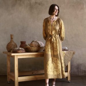 Palmera con aplicación hecha a mano