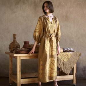 Palmera con aplicación hecha a mano