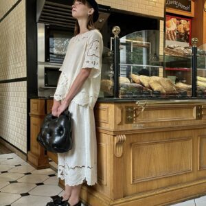 Traje dos piezas falda y blusa