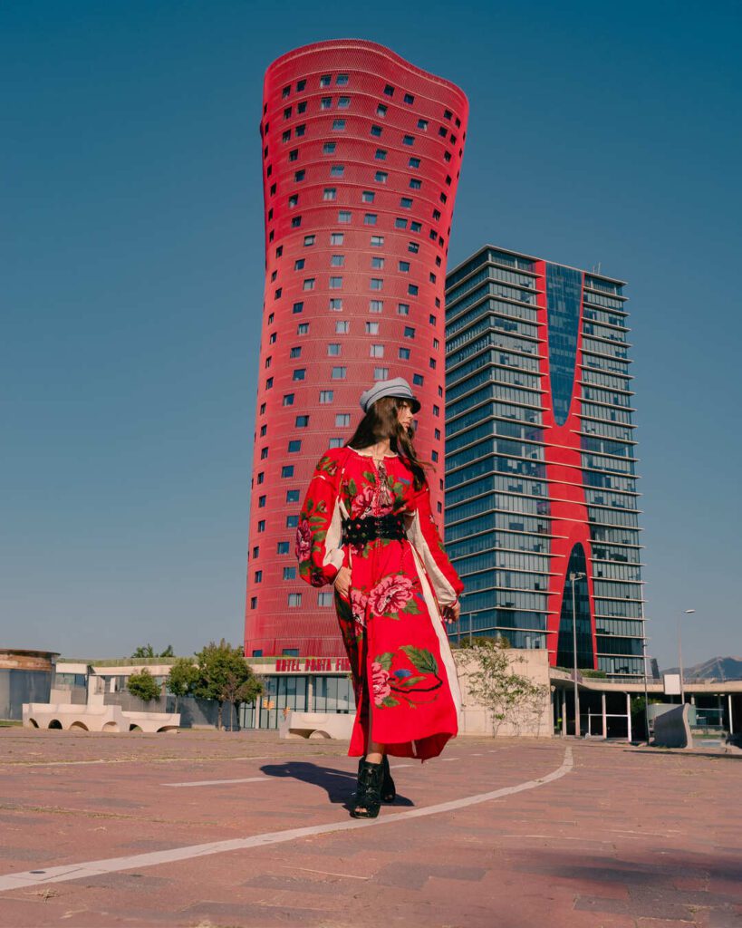 Vestido Troyandu Rojo