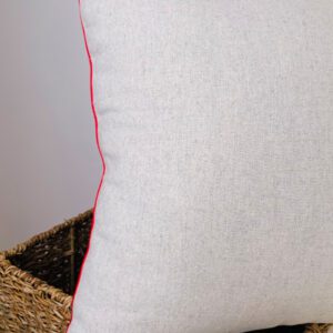 Cojín bordado a mano Papá Noel