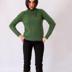 Jersey artesanal con hilos 100% angora