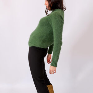 Jersey artesanal con hilos 100% angora