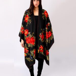 Capa de Lino bordada