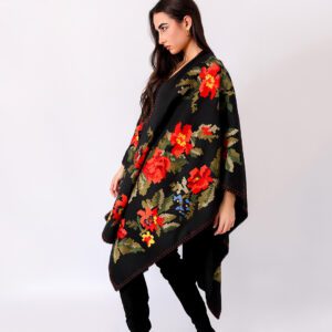 Capa de Lino bordada