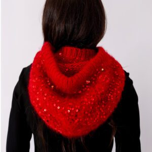 Capucha de punto en angora – TEJIDA A MANO