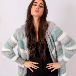 Cárdigan artesanal de Angora