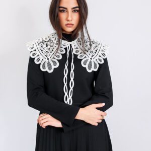 Cuello artesanal bordado