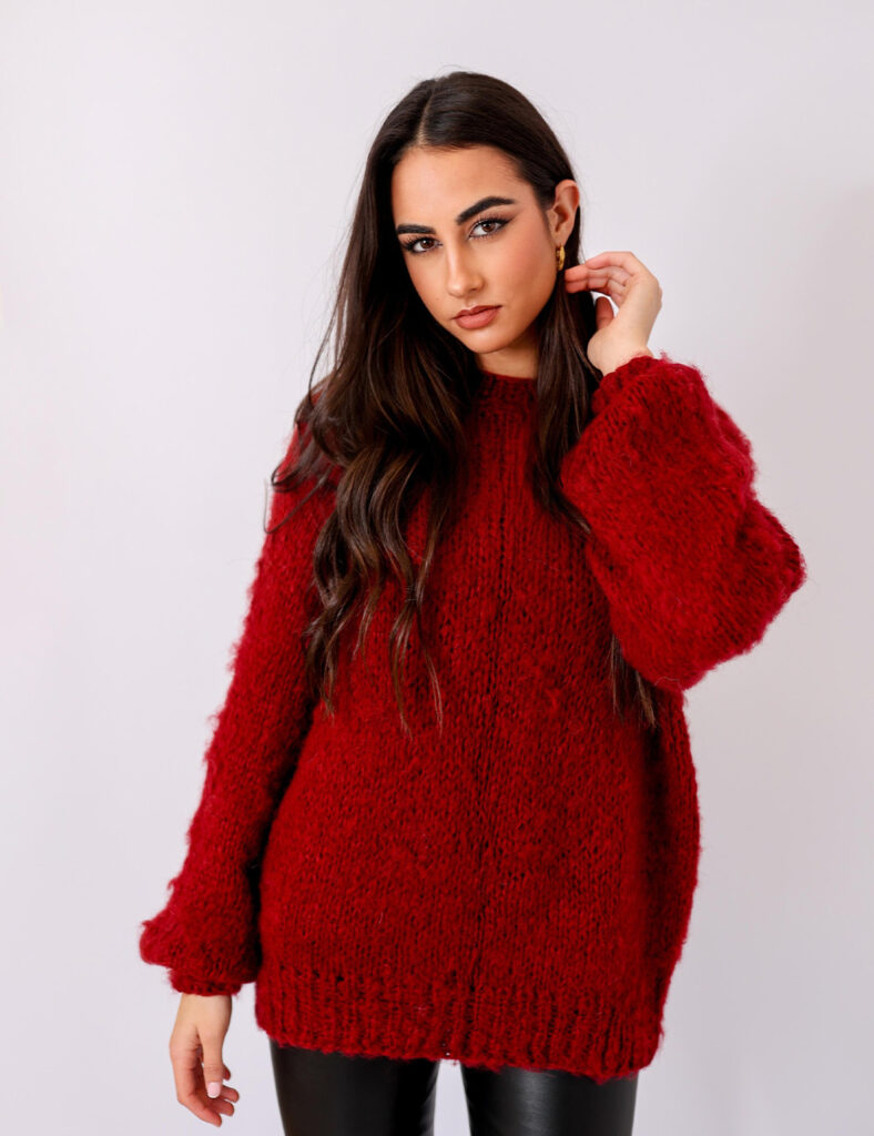 Jersey Artesanal de Alpaca en Burdeo